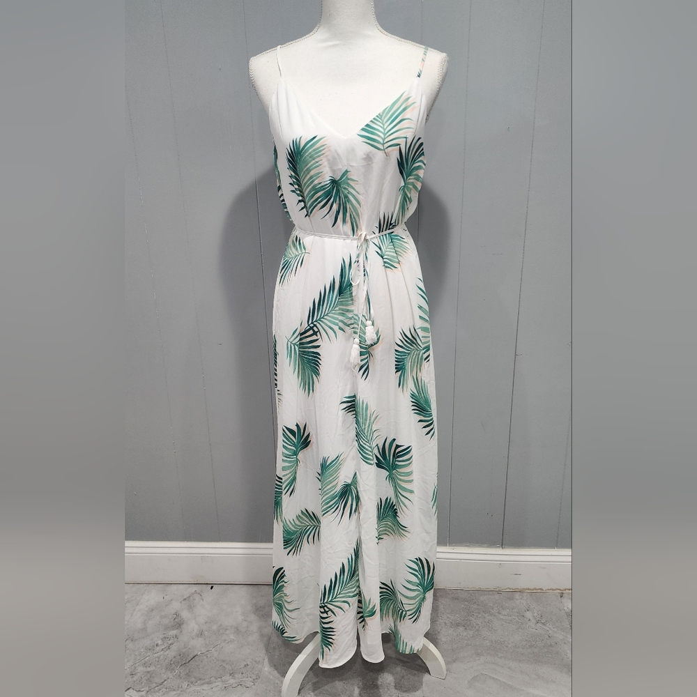 Forever 21 Contemporary  Palm Long Len Dress Small